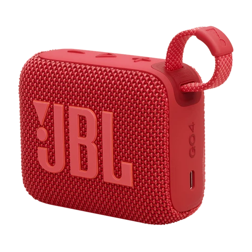 רמקול אלחוטי נייד JBL Go 4 אדום (יבואן רשמי)