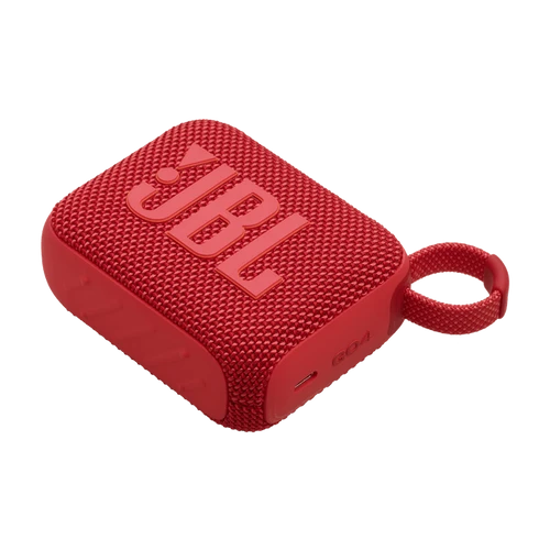 רמקול אלחוטי נייד JBL Go 4 אדום (יבואן רשמי)