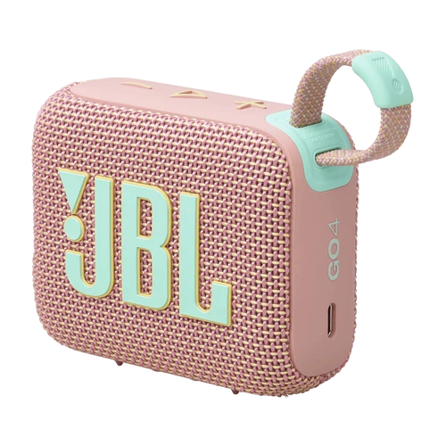 רמקול אלחוטי נייד JBL Go 4 ורוד (יבואן רשמי)