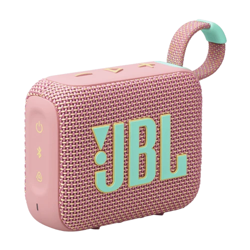 רמקול אלחוטי נייד JBL Go 4 ורוד (יבואן רשמי)