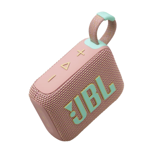 רמקול אלחוטי נייד JBL Go 4 ורוד (יבואן רשמי)