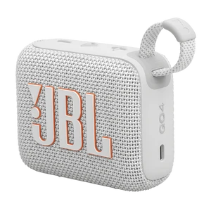רמקול אלחוטי נייד JBL Go 4 לבן (יבואן רשמי)