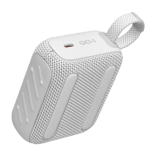 רמקול אלחוטי נייד JBL Go 4 לבן (יבואן רשמי)