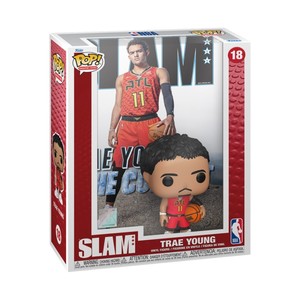בובת פופ מגזין קאבר כדורסל: סלאם - טריי יאנג - Funko POP! Magazine Cover NBA Basketball: SLAM - Trae Young #18
