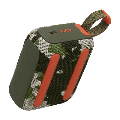 רמקול אלחוטי נייד JBL Go 4 צבאי (יבואן רשמי)