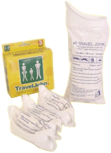 שקית שתן TravelJohn