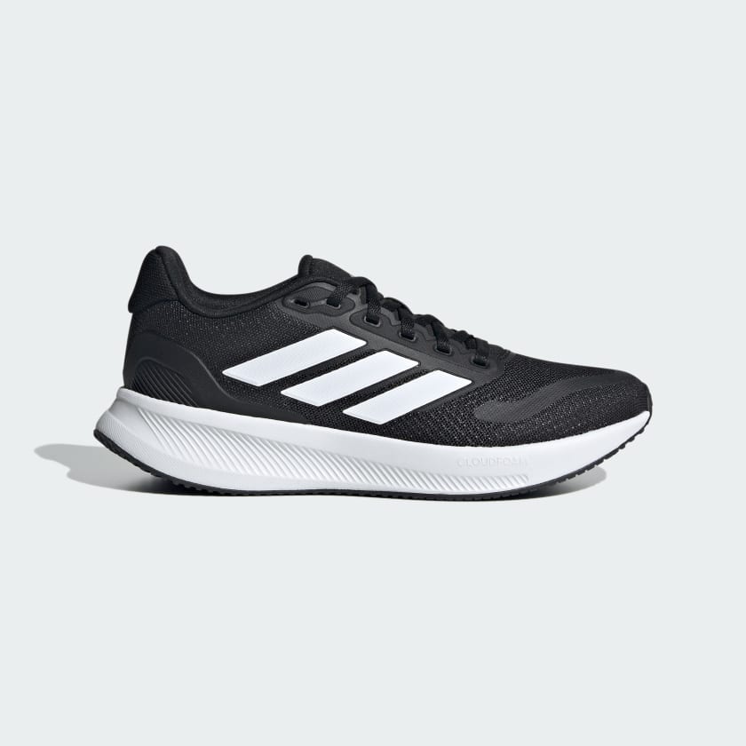 נעלי ספורט נשים ונוער ADIDAS RUNFALCON 5 בצבע שחור/לבן