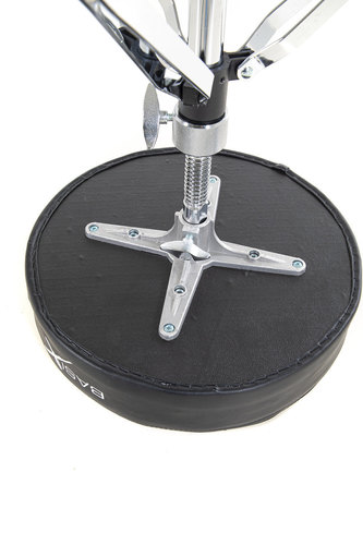 כיסא תופים מרופד מתכוונן בהברגה PS-805160 בצבע שחור DT-400 סדרת BASIX מבית GEWA (Germany)