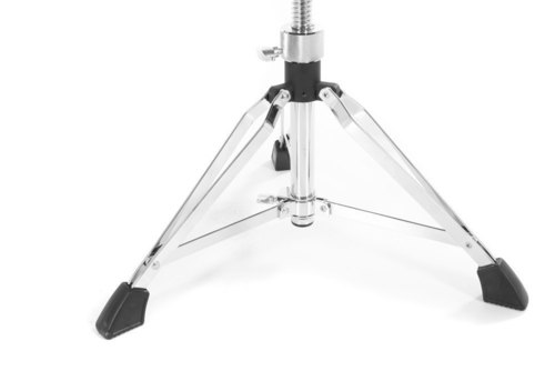 כיסא תופים מתכוונן עם מושב אופנוע מרופד PS-805162 בצבע שחור DT-410 סדרת BASIX מבית GEWA (Germany)