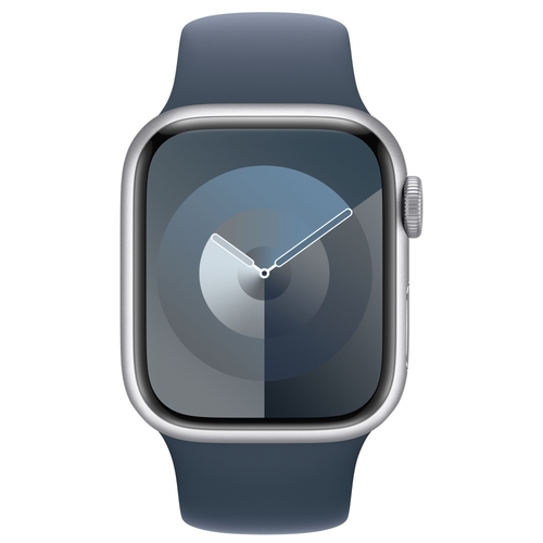 שעון חכם Apple Watch Series 9 41mm Aluminum Case Rubber Sport Band GPS +‎ Cellular אפל