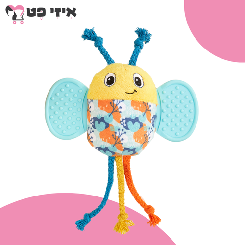 פופוס בובת פרווה דבורה לגורי כלבים FOFOS