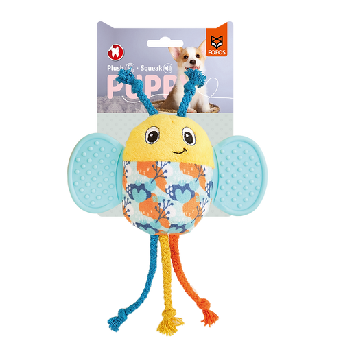 פופוס בובת פרווה דבורה לגורי כלבים FOFOS