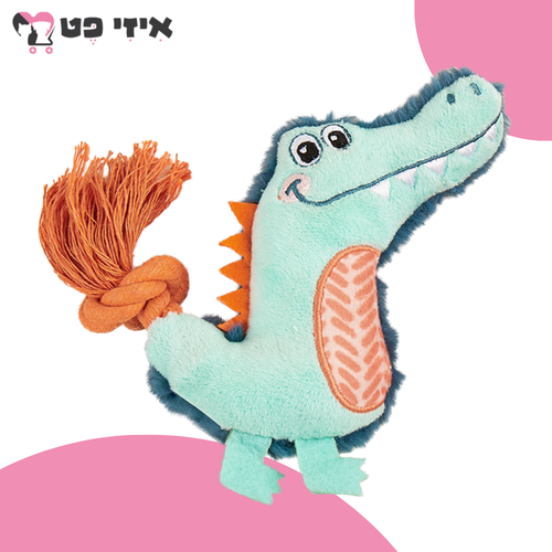 פופוס בובת פרווה תנין לגורי כלבים FOFOS