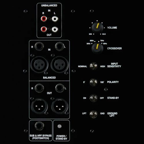 זוית נוספת KRK S12.4 Subwoofer_rear