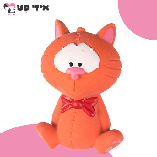 פופוס צעצוע חתול לטקס מצפצף לכלב FOFOS