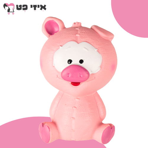 פופוס צעצוע חזיר לטקס מצפצף לכלב FOFOS
