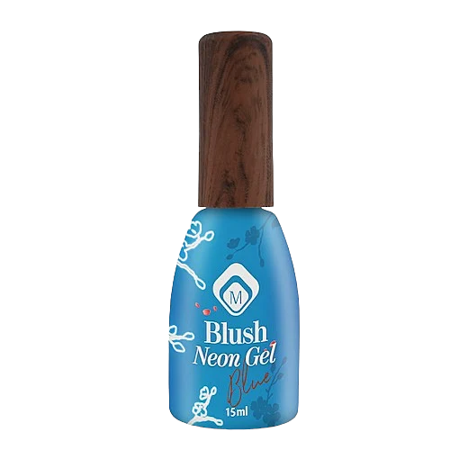 ג'ל בסיס בצבע כחול זוהר Blush Neon Blue 
