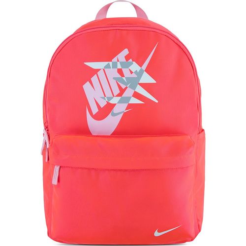 תיק גב נייק עם תא גדול ללפטופ 15 אינץ, תא קדמי קטן ושני תאי צד לבקבוקים - ורוד זוהר