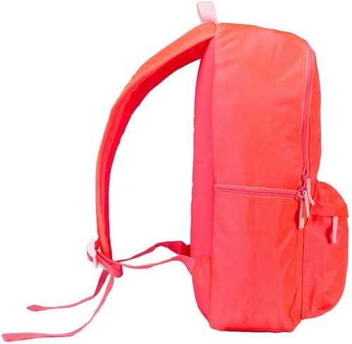 תיק גב נייק עם תא גדול ללפטופ 15 אינץ, תא קדמי קטן ושני תאי צד לבקבוקים - ורוד זוהר