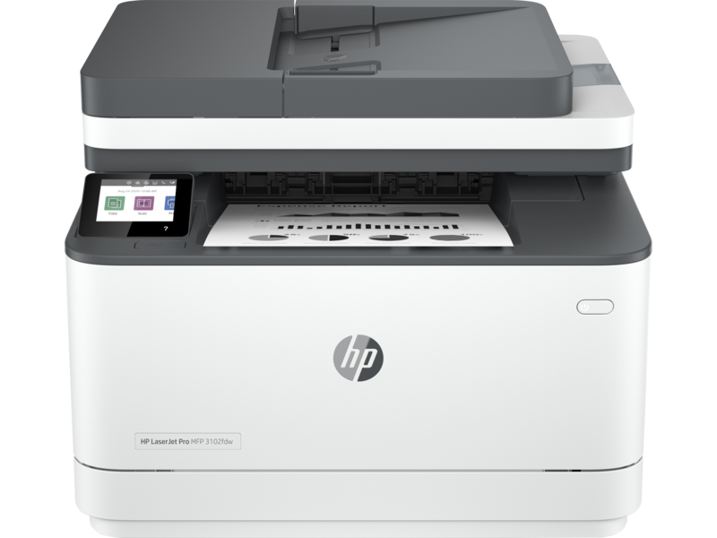 מדפסת משולבת HP LaserJet Pro MFP 3102fdnw כולל 3 שנים אחריות 