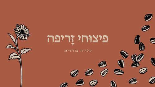 מבצע 5 יחידות - גרעין שחור קלוי (400 גרם) - פיצוחי זריפה