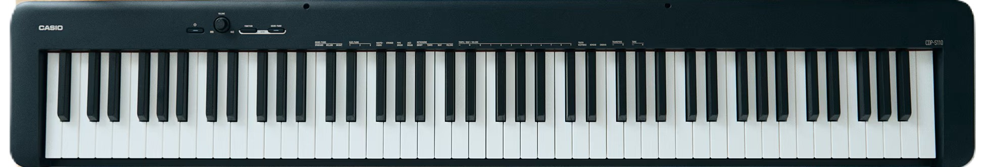 פסנתר חשמלי Casio CDP-S110 בצבע שחור