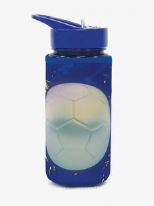 בקבוק + כיסוי טרמי Soccer Game כחול/ כדור כסף