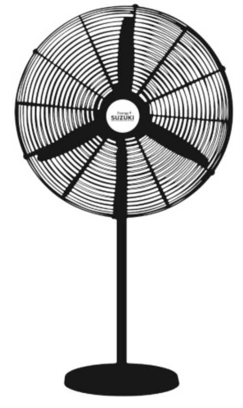 מאוורר תעשייתי 300W וואט 2 ב1 "30 FS-750 מולר/ Suzuki עמוד/תליה