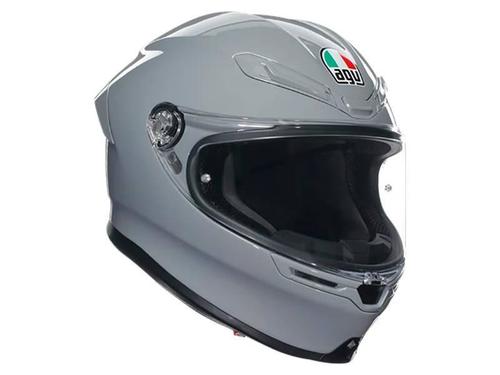 קסדה מלאה AGV דגם K6 S צבע אפור NARDO - תקן ECE22.06