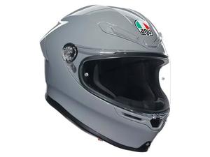 קסדה מלאה AGV דגם K6 S צבע אפור NARDO - תקן ECE22.06