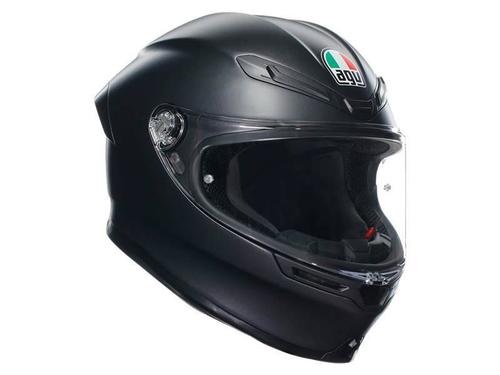 קסדה מלאה AGV דגם K6 S צבע שחור מט - תקן ECE22.06