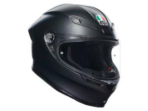 קסדה מלאה AGV דגם K6 S צבע שחור מט - תקן ECE22.06