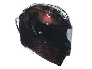 קסדה מלאה AGV דגם PISTA GPRR צבע MONO RED CARBON - תקן E2206                                 