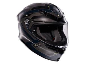 קסדה מלאה AGV דגם K6 S צבע ENHANCE אפור צהוב מט - תקן ECE22.06