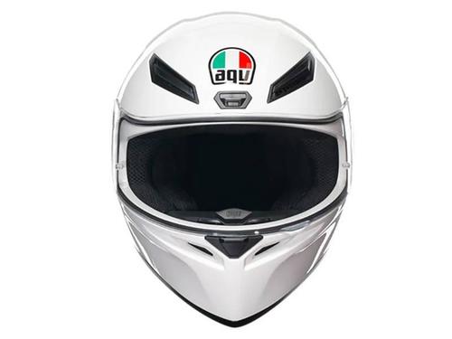 קסדה מלאה AGV דגם K1 S צבע לבן - תקן ECE22.06                                 