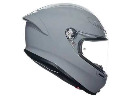 קסדה מלאה AGV דגם K6 S צבע אפור NARDO - תקן ECE22.06