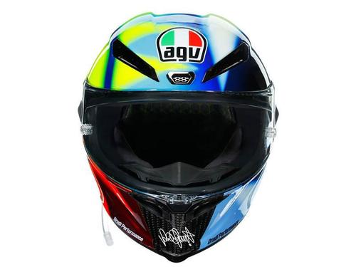 קסדה מלאה AGV דגם PISTA GPRR צבע SOLELUNA 2021 - תקן E2206