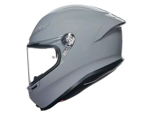 קסדה מלאה AGV דגם K6 S צבע אפור NARDO - תקן ECE22.06