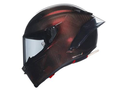 קסדה מלאה AGV דגם PISTA GPRR צבע MONO RED CARBON - תקן E2206                                 