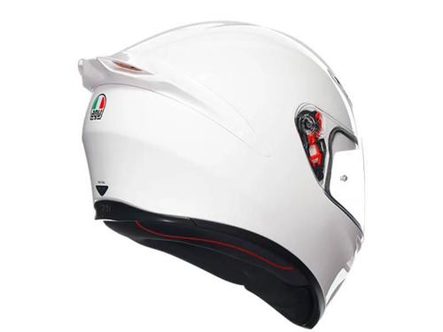 קסדה מלאה AGV דגם K1 S צבע לבן - תקן ECE22.06                                 