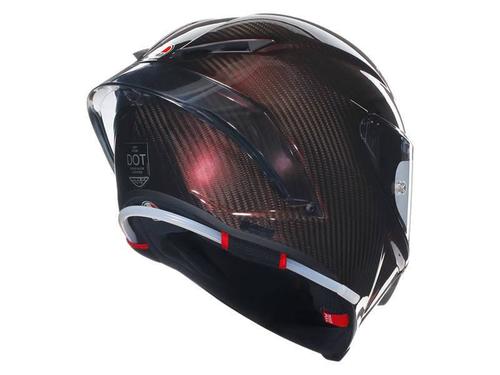קסדה מלאה AGV דגם PISTA GPRR צבע MONO RED CARBON - תקן E2206                                 