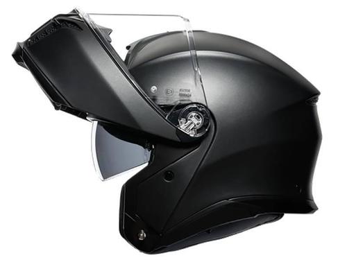 קסדה נפתחת AGV דגם TOURMODULAR צבע שחור מט - תקן ECE 22.06                                 