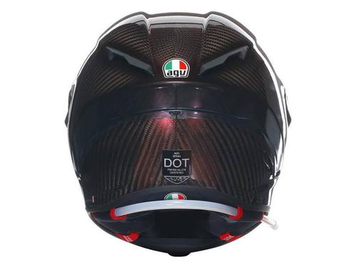 קסדה מלאה AGV דגם PISTA GPRR צבע MONO RED CARBON - תקן E2206                                 