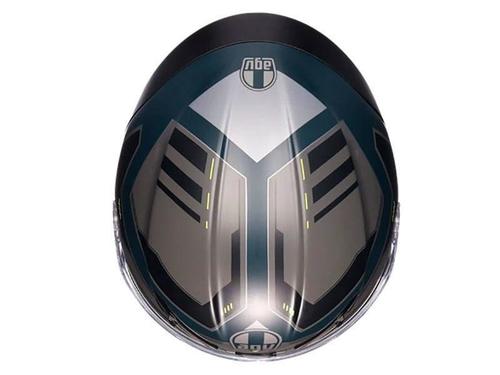 קסדה מלאה AGV דגם K6 S צבע ENHANCE אפור צהוב מט - תקן ECE22.06