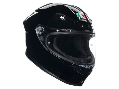 קסדה מלאה AGV דגם K6 S צבע שחור - תקן ECE22.06