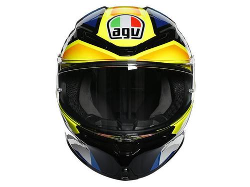 קסדה מלאה AGV דגם K6 צבע JOAN שחור כחול צהוב