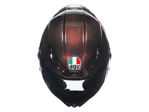 קסדה מלאה AGV דגם PISTA GPRR צבע MONO RED CARBON - תקן E2206                                 