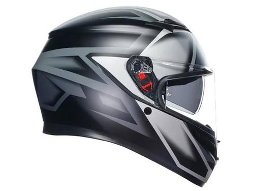 קסדה מלאה AGV K3 צבע COMPOUND שחור אפור - תקן ECE22.06