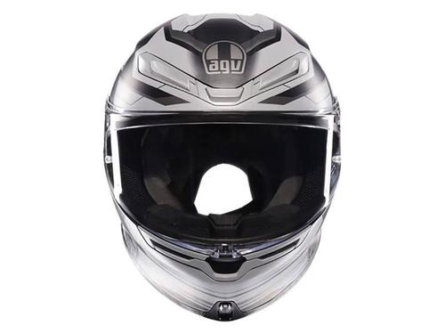 קסדה מלאה AGV דגם K6 S צבע ULTRASONIC שחור אפור מט - תקן ECE22.06