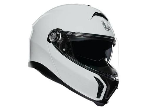קסדה נפתחת AGV דגם TOURMODULAR צבע STELVIO WHITE  - תקן ECE 22.06